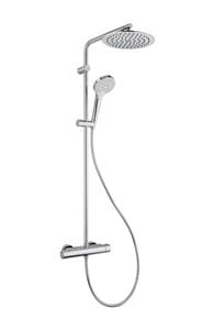 CONCEPT 200 sprchový set s termostatickou batériou, horná sprcha, ručná sprcha, tyč, hadica, chróm