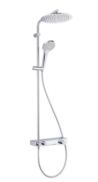CONCEPT 200 sprchový set s termostatickou batériou, horná sprcha, ručná sprcha s 3 prúdmi, tyč, hadica, chróm PM10144/CO Obrázek - fotka
