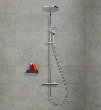 DURAVIT B.2 sprchový set 1220mm, s termostatickou sprchovou batériou, ručná a horná sprcha, chróm B24280008010 Obrázek - fotka