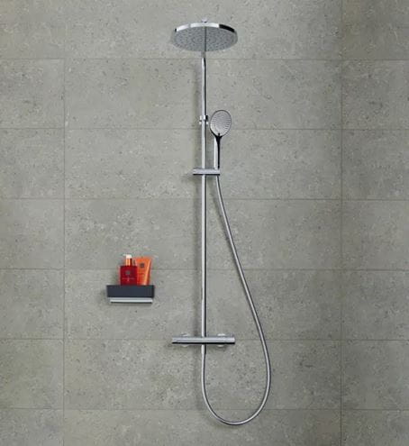 DURAVIT B.2 sprchový set 1220mm, s termostatickou sprchovou batériou, ručná a horná sprcha, chróm B24280008010 Obrázek - fotka