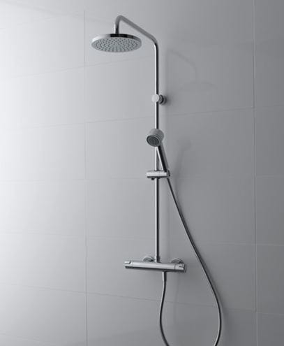LAUFEN CITYPRO prchový set s termostatickou batériou, horná sprcha, ručná sprcha sa, tyč, hadica, chróm HF500957100600 Obrázek - fotka