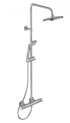 IDEAL STANDARD CERATHERM sprchový set s termostatickou batériou, horná sprcha, ručná sprcha s 3 prúdmi, tyč, hadica, chróm A7208AA Obrázek - Hlavní obrázek