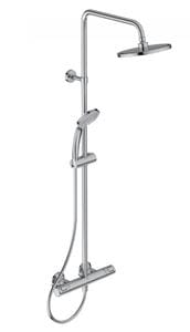 IDEAL STANDARD CERATHERM sprchový set s termostatickou batériou, horná sprcha, ručná sprcha s 3 prúdmi, tyč, hadica, chróm