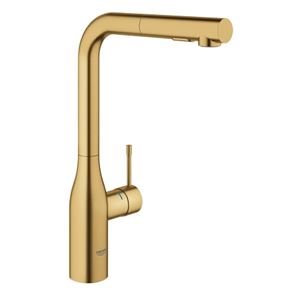 GROHE ESSENCE NEW drezová batéria, s vyťahovacou sprškou, kartáčovaný cool sunrise