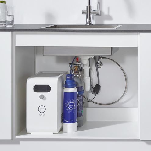 GROHE BLUE PROFESSIONAL drezové elektronická batéria, s filtračným a chladiacim zariadením, Bluetooth, napájanie zo siete, chróm 31347003 Obrázek - fotka