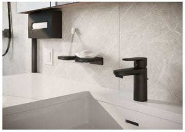 HANSGROHE VERNIS BLEND umývadlová stojanková batéria, s odtokovou súpravou, EcoSmart, matná čierna 71551670 Obrázek - fotka