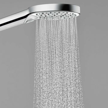 HANSGROHE RAINDANCE SELECT S 120 3JET sprchová súprava 3-dielna, ručná sprcha pr. 125 mm, 3 prúdy, hadica, držiak, chróm 27668000 Obrázek - fotka