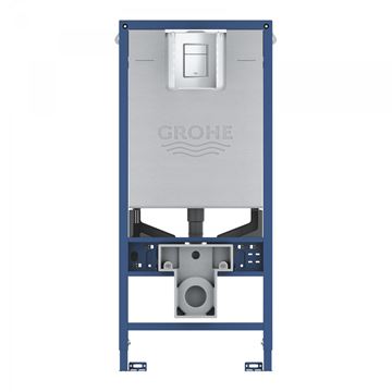GROHE RAPID SLX montážny prvok pre WC 113 cm, so splachovacou nádržkou as tlačidlom, chróm 39603000 Obrázek - fotka