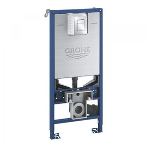 GROHE RAPID SLX montážny prvok pre WC 113 cm, so splachovacou nádržkou as tlačidlom, chróm