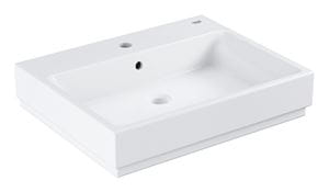 GROHE CUBE CERAMIC umývadlo 60 cm, s otvorom pre batériu a prepadom, PureGuard
