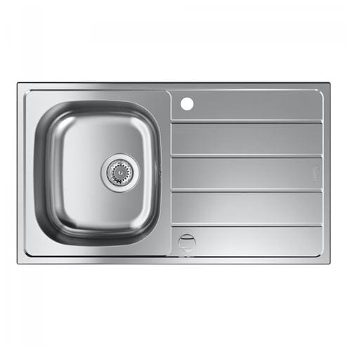 GROHE K200 45-S 86/50 nerezový drez 860x500 mm, otočný, 2 otvory, odkvapkávač 31552SD1 Obrázek - fotka