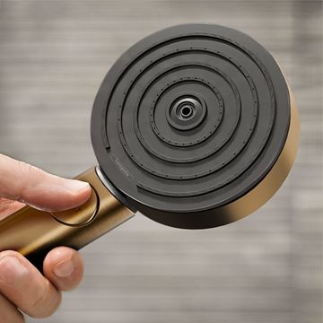 HANSGROHE PULSIFY SELECT S 3JET ručná sprcha pr. 105 mm, Relaxation 3 prúdy, bronz 24110140 Obrázek - fotka