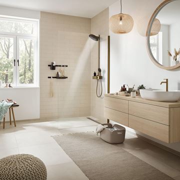 HANSGROHE PULSIFY SELECT S 3JET ručná sprcha pr. 105 mm, Relaxation 3 prúdy, bronz 24110140 Obrázek - fotka