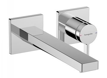 HANSGROHE TECTURIS E umývadlová podomietková batéria, s odtokovou súpravou, EcoSmart+, chróm