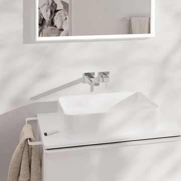 HANSGROHE TECTURIS E umývadlová podomietková batéria, s odtokovou súpravou, EcoSmart+, chróm 73051000 Obrázek - fotka