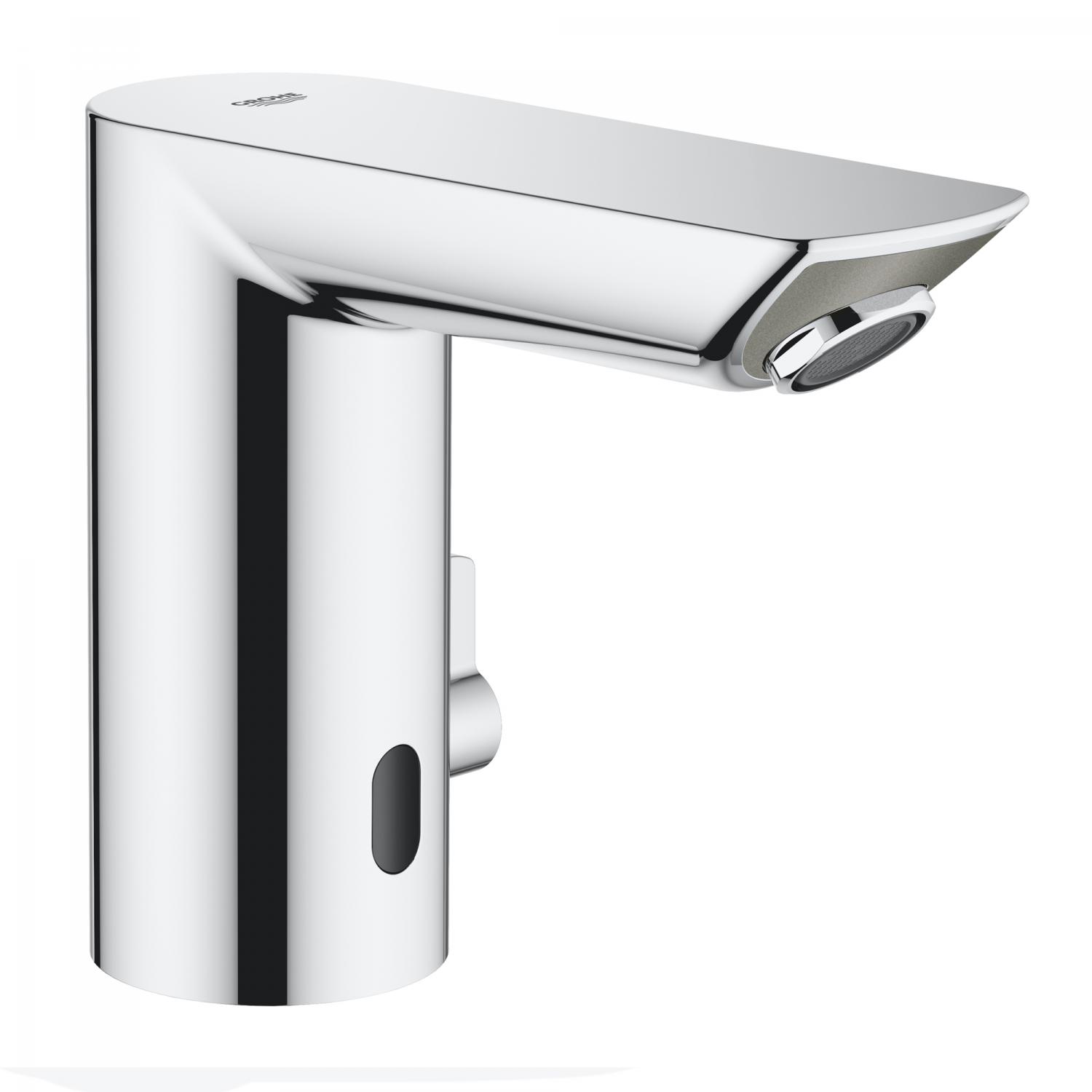 GROHE BAU COSMOPOLITAN E umývadlová senzorová batéria s reguláciou teploty, napájanie z batérie, Water Saving, chróm