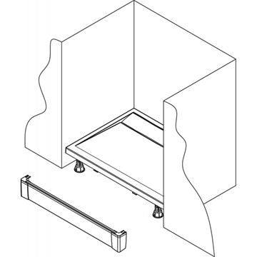 RONAL LIVADA PWII predný panel 90 cm, biela