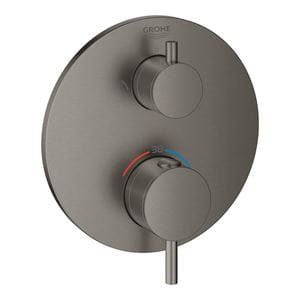 GROHE ATRIO podomietková termostatická batéria, pre 2 spotrebiče, brúsený hard graphite