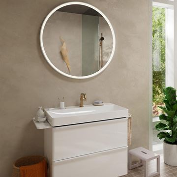 HANSGROHE TECTURIS S 110 Fine umývadlová stojanková batéria, CoolStart, EcoSmart+, brúsený bronz 73321140 Obrázek - fotka