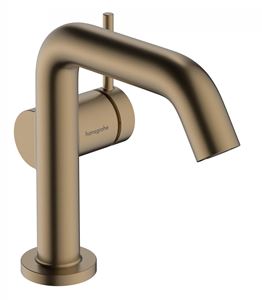 HANSGROHE TECTURIS S 110 Fine umývadlová stojanková batéria, CoolStart, EcoSmart+, brúsený bronz