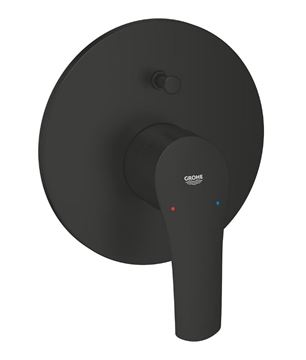 GROHE EUROSMART vaňová podomietková batéria, s prepínačom, matná čierna