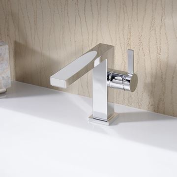 HANSGROHE TECTURIS E umývadlová stojanková batéria, s odtokovou súpravou, CoolStart, EcoSmart+, chróm 73020000 Obrázek - fotka