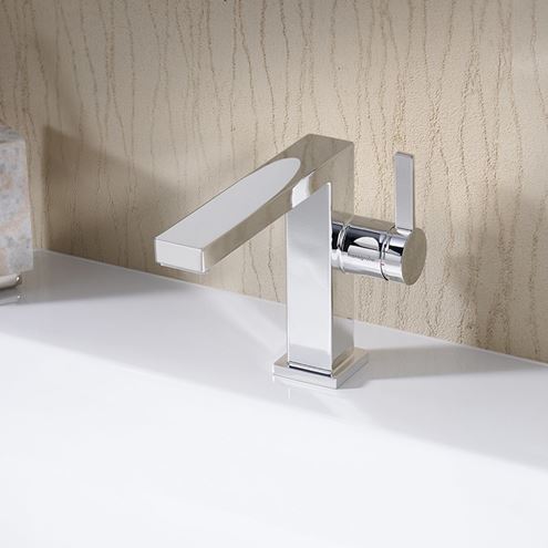HANSGROHE TECTURIS E umývadlová stojanková batéria, s odtokovou súpravou, CoolStart, EcoSmart+, chróm 73020000 Obrázek - fotka