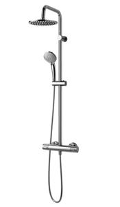 IDEAL STANDARD IDEALRAIN sprchový set s termostatickou batériou, hlavová sprcha, ručná sprcha s 3 prúdmi, tyč, hadica, chróm