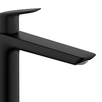 HANSGROHE LOGIS FINE 240 umývadlová stojanková batéria, EcoSmart, matná čierna 71258670 Obrázek - fotka
