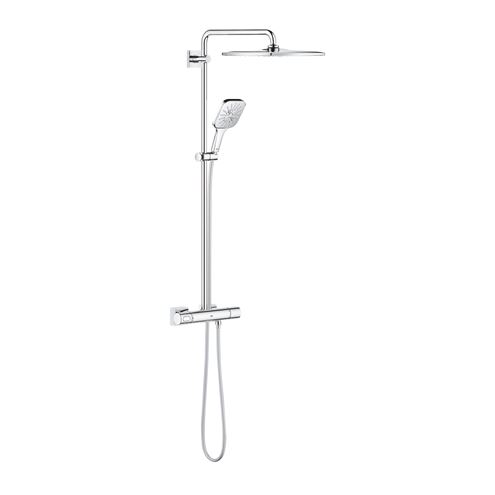 GROHE RAINSHOWER SMARTACTIVE 310 sprchový set s termostatickou batériou, horná sprcha, ručná sprcha s 3 prúdmi, tyč, hadica, Water Saving, chróm 26652000 Obrázek - fotka