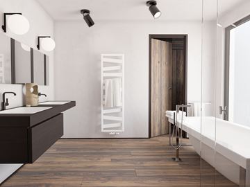 CONCEPT 200 ARTEANO dizajnový radiátor 1520/450, stredové pripojenie, matná biela 0556 COAR-150-045-0556 Obrázek - fotka