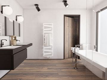 CONCEPT 200 ARTEANO designový radiátor 1303/550, stredové pripojenie, matná biela 0556 COAR-130-055-0556 Obrázek - fotka