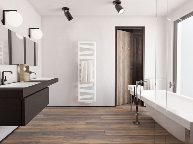 CONCEPT 200 ARTEANO dizajnový radiátor 1876/550, stredové pripojenie, matná biela 0556 COAR-180-055-0556 Obrázek - fotka