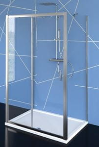 POLYSAN EASY LINE sprchové dvere 120x190 cm, posuvné, aluchróm/číre sklo