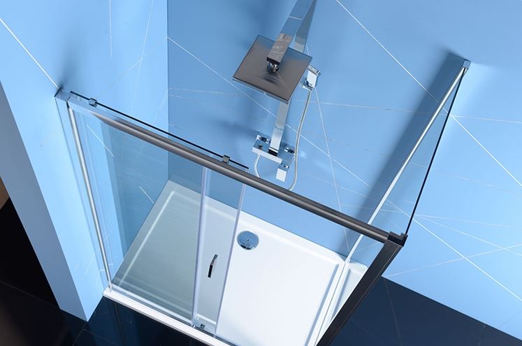 POLYSAN EASY LINE sprchové dvere 130x190 cm, posuvné, aluchróm/číre sklo EL1315 Obrázek - fotka