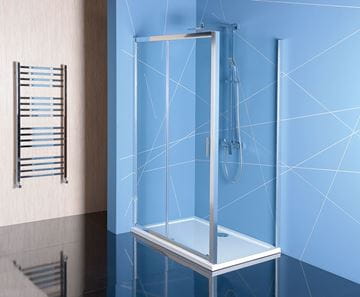 POLYSAN EASY LINE sprchové dvere 160x190 cm, posuvné, aluchróm/číre sklo EL1815 Obrázek - fotka