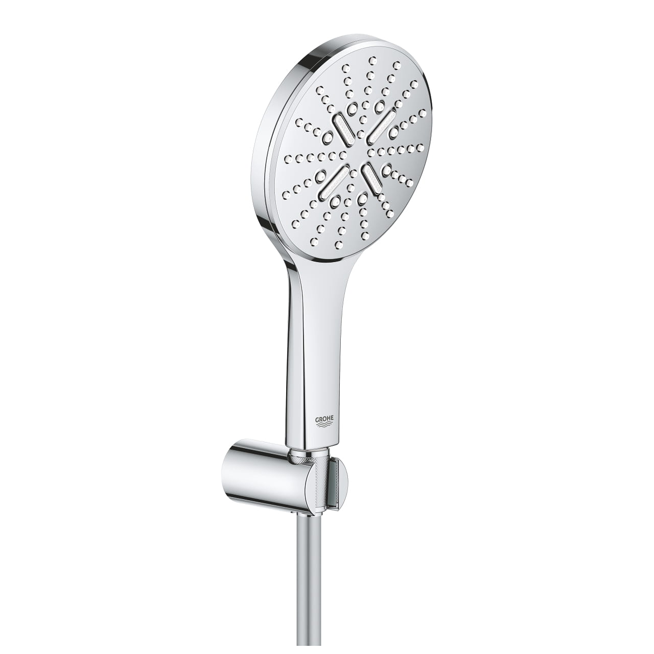 GROHE RAINSHOWER SMARTACTIVE 130 sprchová súprava 3-dielna, ručná sprcha pr. 130 mm, 3 prúdy, hadica, držiak, Water Saving, chróm