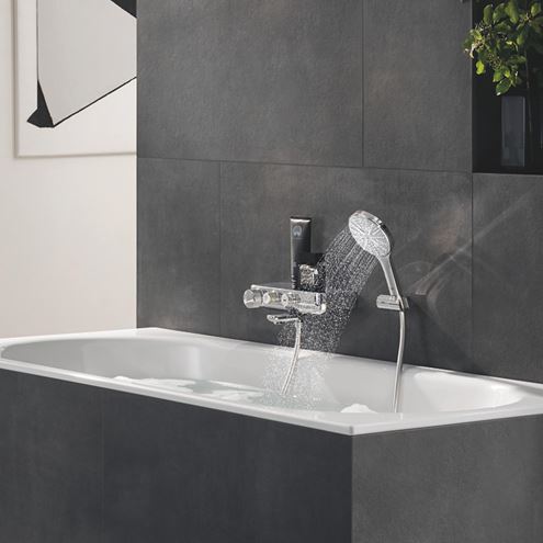 GROHE RAINSHOWER SMARTACTIVE 130 sprchová súprava 3-dielna, ručná sprcha pr. 130 mm, 3 prúdy, hadica, držiak, Water Saving, chróm 26581000 Obrázek - fotka