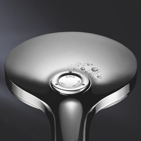 GROHE RAINSHOWER SMARTACTIVE 130 sprchová súprava 3-dielna, ručná sprcha pr. 130 mm, 3 prúdy, hadica, držiak, Water Saving, chróm 26581000 Obrázek - fotka