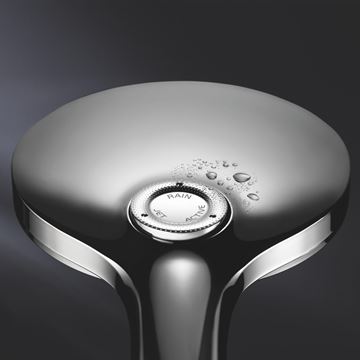 GROHE RAINSHOWER SMARTACTIVE 130 sprchová súprava 3-dielna, ručná sprcha pr. 130 mm, 3 prúdy, hadica, držiak, Water Saving, chróm 26581000 Obrázek - fotka
