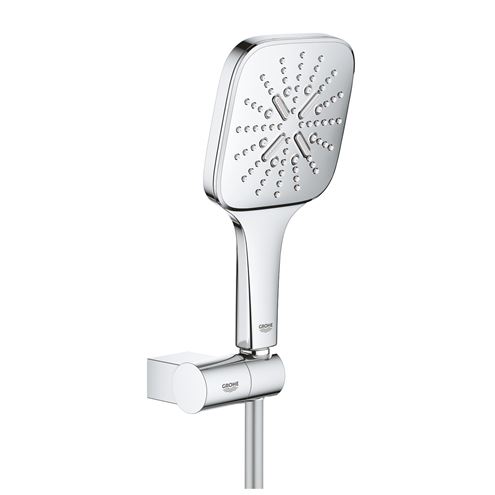 GROHE RAINSHOWER SMARTACTIVE 130 CUBE sprchová súprava 3-dielna, ručná sprcha 130x130 mm, 3 prúdy, hadica, držiak, Water Saving, chróm 26588000 Obrázek - Hlavní obrázek