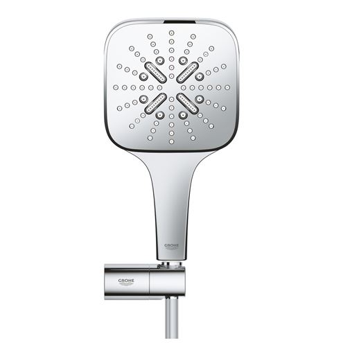 GROHE RAINSHOWER SMARTACTIVE 130 CUBE sprchová súprava 3-dielna, ručná sprcha 130x130 mm, 3 prúdy, hadica, držiak, Water Saving, chróm 26588000 Obrázek - fotka