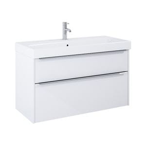 JIKA PURE skrinka s umývadlom 100x41,8x54 cm, 2 zásuvky, lesklá biela
