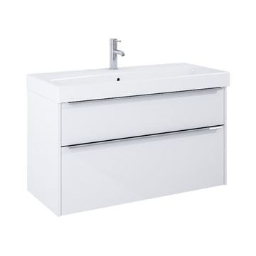 JIKA PURE skrinka s umývadlom 100x41,8x54 cm, 2 zásuvky, lesklá biela