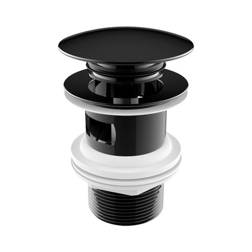 JIKA MIO umývadlový výpust, click-clack, s prepadom, matná čierna H3702F97161031 Obrázek - Hlavní obrázek