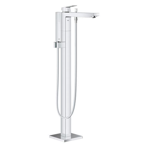 GROHE EUROCUBE vaňová batéria na podlahu, s prepínačom, so sprchovou súpravou, chróm 23672001 Obrázek - Hlavní obrázek