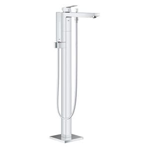 GROHE EUROCUBE vaňová batéria na podlahu, s prepínačom, so sprchovou súpravou, chróm