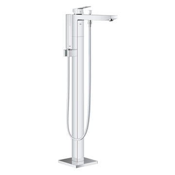 GROHE EUROCUBE vaňová batéria na podlahu, s prepínačom, so sprchovou súpravou, chróm