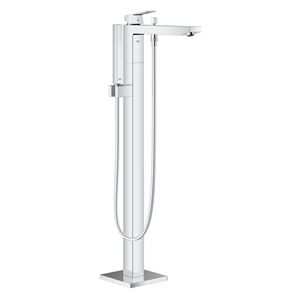 GROHE EUROCUBE vaňová batéria na podlahu, s prepínačom, so sprchovou súpravou, chróm