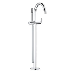 GROHE ATRIO vaňová batéria na podlahu, s prepínačom, so sprchovou súpravou, chróm